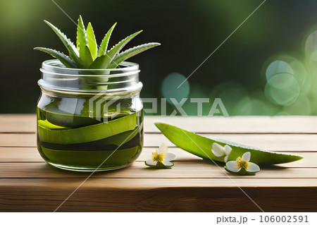 Spa concept with natural product. Generative AI illustration. 106002591