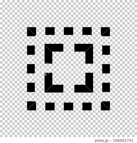 デジタルスキャンのアイコン。読み取り。ベクター。 106002741