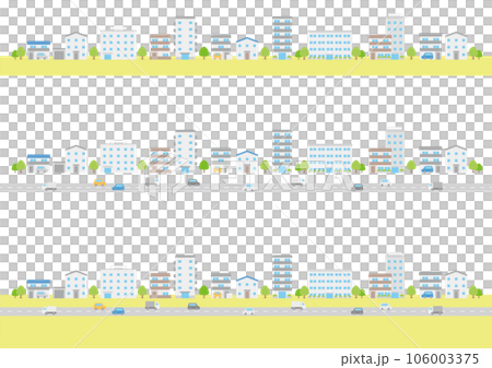城市建築和汽車插圖集_1 106003375