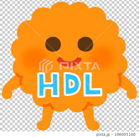 善玉(HDL)コレステロールのキャラクター 106005100