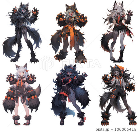 【ハロウィン】キャラクターイラスト素材 ウルフ(AI生成画像) 【ハロウィン】キャラクターイラスト素材 ウルフ(AI生成画像) 106005418