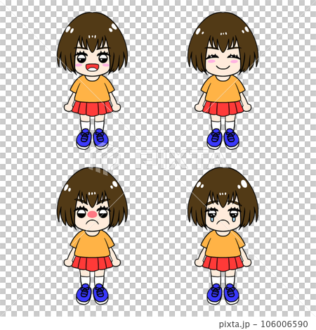 女の子のイラスト 106006590
