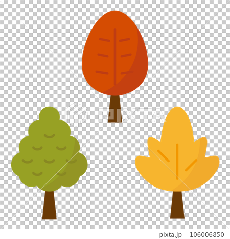 Illustration of a tree with colorful autumn leaves Illustration of a tree with colorful autumn leaves 106006850