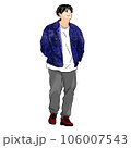 歩く男性 106007543