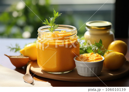 Vegetable baby food. Generative AI technology. 106010139