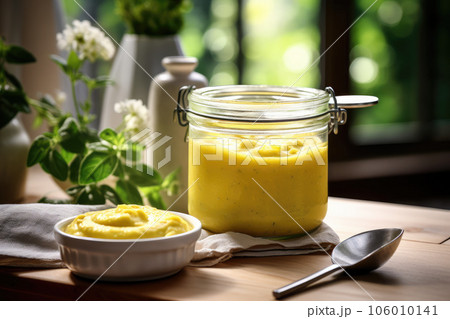 Vegetable baby food. Generative AI technology. 106010141