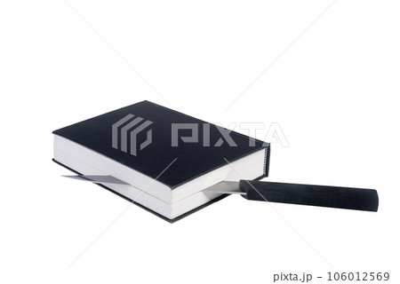 a book cut with the knife a book cut with the knife 106012569