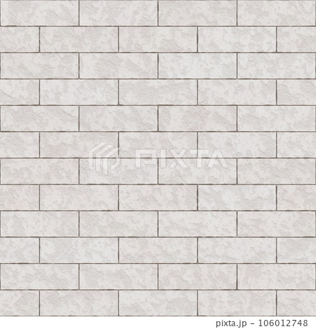 Subway tile seamless pattern. White kitchen, bathroom ceramic tile pattern, metro tunnel wall or floor texture. 106012748