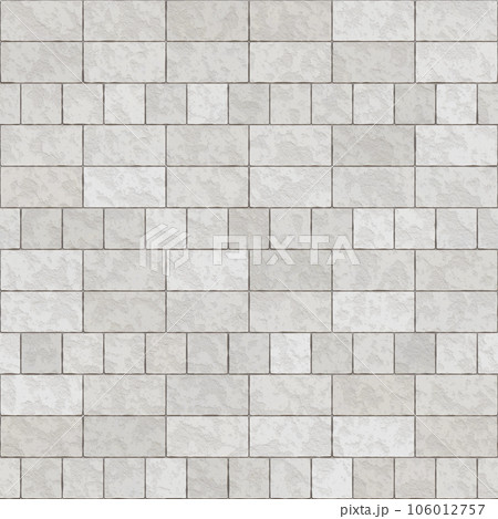Subway tile seamless pattern. White kitchen, bathroom ceramic tile pattern, metro tunnel wall or floor texture. 106012757