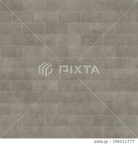 Seamless background of gray bricks. Seamless old sandstone brick wall background texture. Tileable antique vintage stone blocks or tiles surface pattern. 106012777