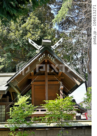 川口散歩：上青木氷川神社　本殿　川口市上青木 106013271