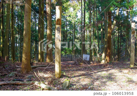 福岡県の低山大坂山登山道にある明治時代の呉中平雪穴 福岡県の低山大坂山登山道にある明治時代の呉中平雪穴 106013958
