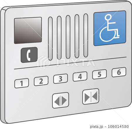 エレベーター車いす用ボタン 106014580