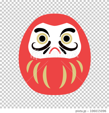 Illustration of daruma Illustration of daruma 106015096