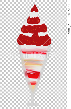 big strawberry parfait 106015135