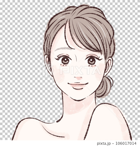 女性插畫素材 106017014