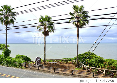 曇り空のJR九州あまくさみすみ線の風景(2022年) 106017256