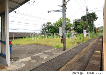 曇り空のJR九州あまくさみすみ線の風景(2022年) 曇り空のJR九州あまくさみすみ線の風景(2022年) 106017270