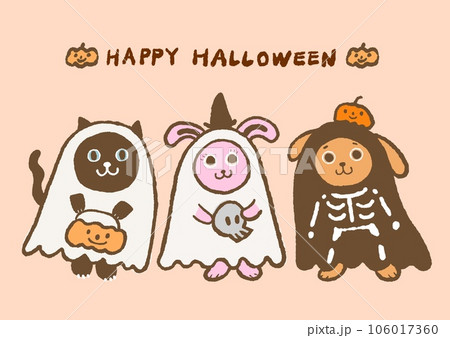 ハロウィーン ハロウィン 図解 106017360
