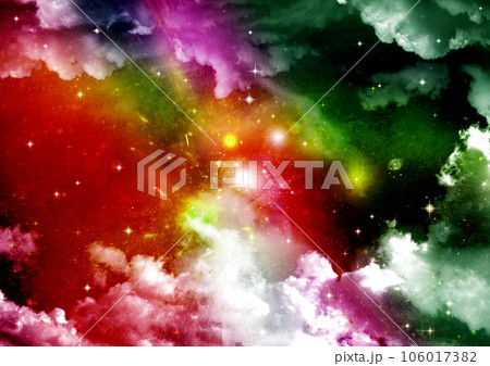 galaxy in a free space. 3D rendering 106017382