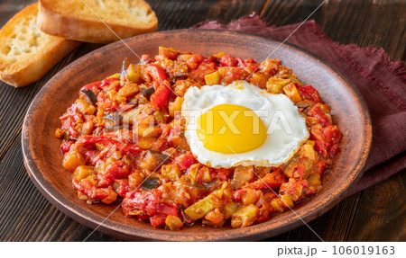 Bowl of pisto Bowl of pisto 106019163
