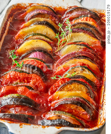 Briam Greek Vegetable Bake 106019179