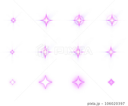 キラキラパーティクル素材 紫（30Fループ） 106020397