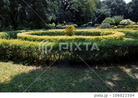 Landscape design. Stone steps with flower garden for background Landscape design. Stone steps with flower garden for background 106021504