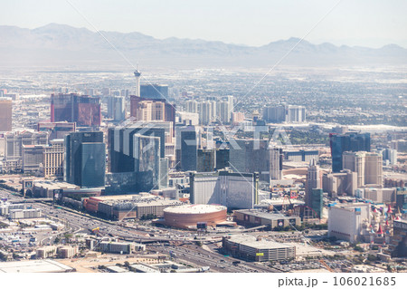 Panorama of Las Vegas, Nevada, USA at daytime 106021685