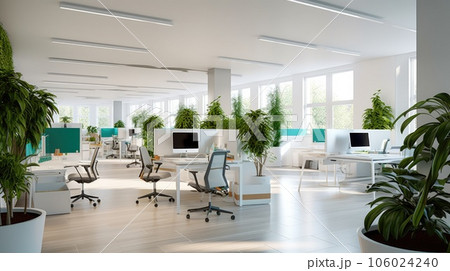 Inspiring office interior design Contemporary style Generative AI AIG 31. Inspiring office interior design Contemporary style Generative AI AIG 31. 106024240
