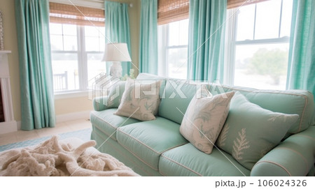 Bedroom decor, home interior design . Coastal Beachy style Bedroom decor, home interior design . Coastal Beachy style 106024326