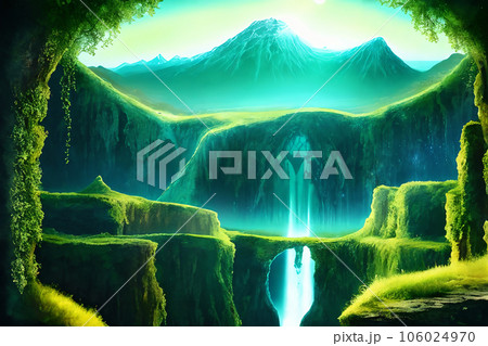 異世界や地球外惑星のイメージ　15 106024970