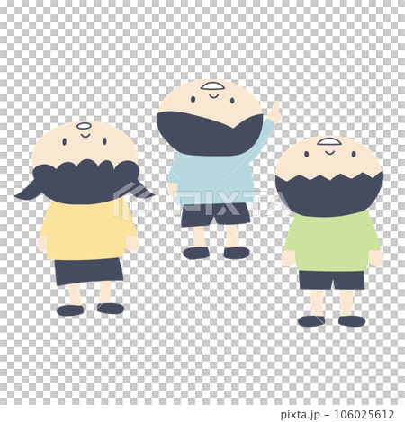 孩子們抬頭看的插圖 孩子們抬頭看的插圖 106025612