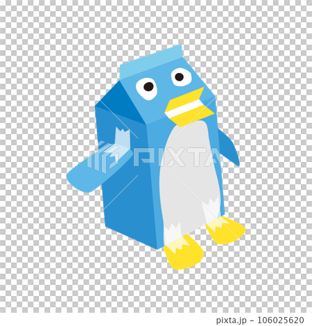 milk carton craft penguin 106025620