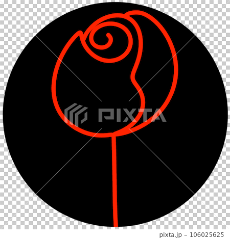 Flower in circle 2 106025625