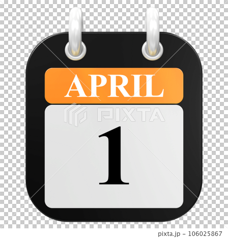 black calendar with black icon design 106025867