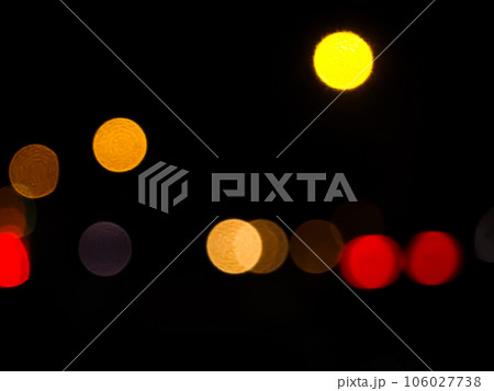 Light Night Bokeh dark Black Background,Abstract Orange Red Colorful Circle Effect Sparkle Blurry Backdrop,for Invitation Special Gala,Birthday Card,Christmas Holidays Celebration,Happy New Year 2023. Light Night Bokeh dark Black Background,Abstract Orange Red Colorful Circle Effect Sparkle Blurry Backdrop,for Invitation Special Gala,Birthday Card,Christmas Holidays Celebration,Happy New Year 2023. 106027738