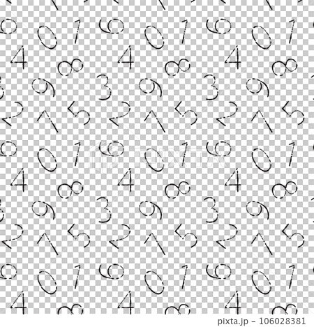 数字を散りばめたシンプルなモノクロの壁紙、背景 数字を散りばめたシンプルなモノクロの壁紙、背景 106028381