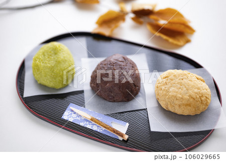 秋のお彼岸はおはぎ 106029665