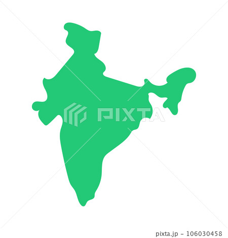 インド 地図 106030458