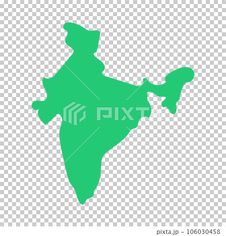 インド 地図 106030458
