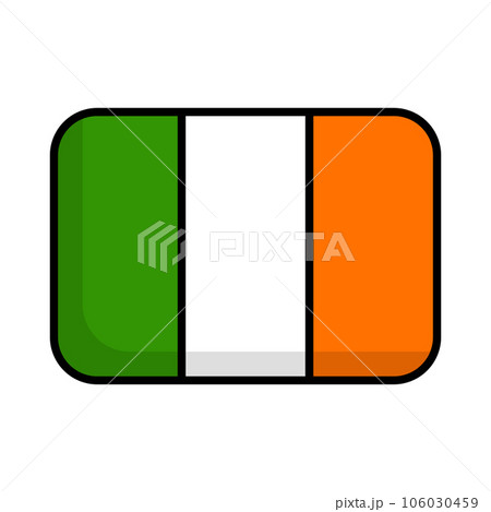 アイルランド国旗のアイコン 106030459