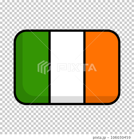 アイルランド国旗のアイコン 106030459
