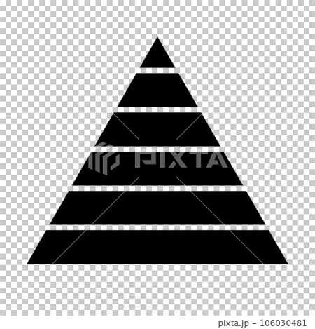 金字塔剪影圖標 金字塔剪影圖標 106030481