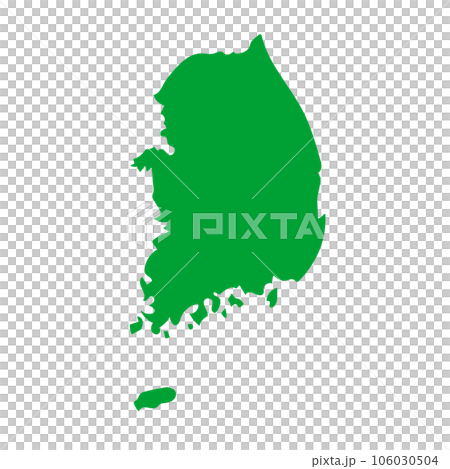韓国の地図 106030504