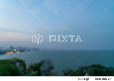 abstract blur Hua Hin City for background 106030632