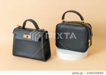 beautiful woman leather fashion bag 106030899