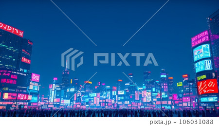 cyberpunkのイラスト「AI生成画像」 cyberpunkのイラスト「AI生成画像」 106031088