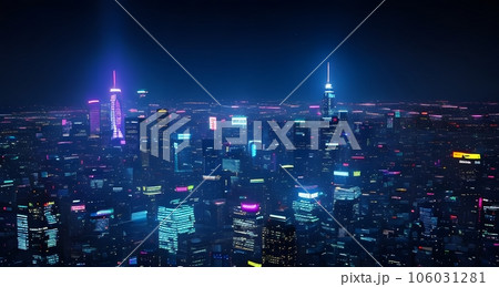 cyberpunkのイラスト「AI生成画像」 106031281