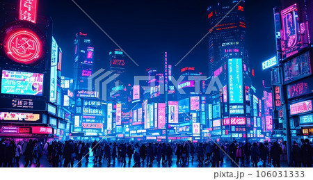 cyberpunkのイラスト「AI生成画像」 106031333